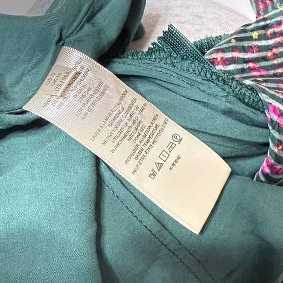 Free People Sweetest Thing Mini Dress - Black with Red and Green Accents - Picture 7 of 8